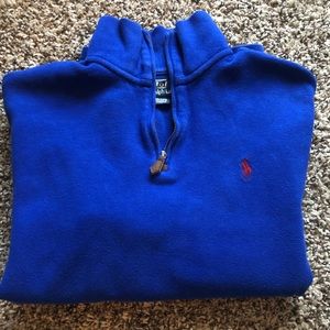 🏆Blue Polo Pullover